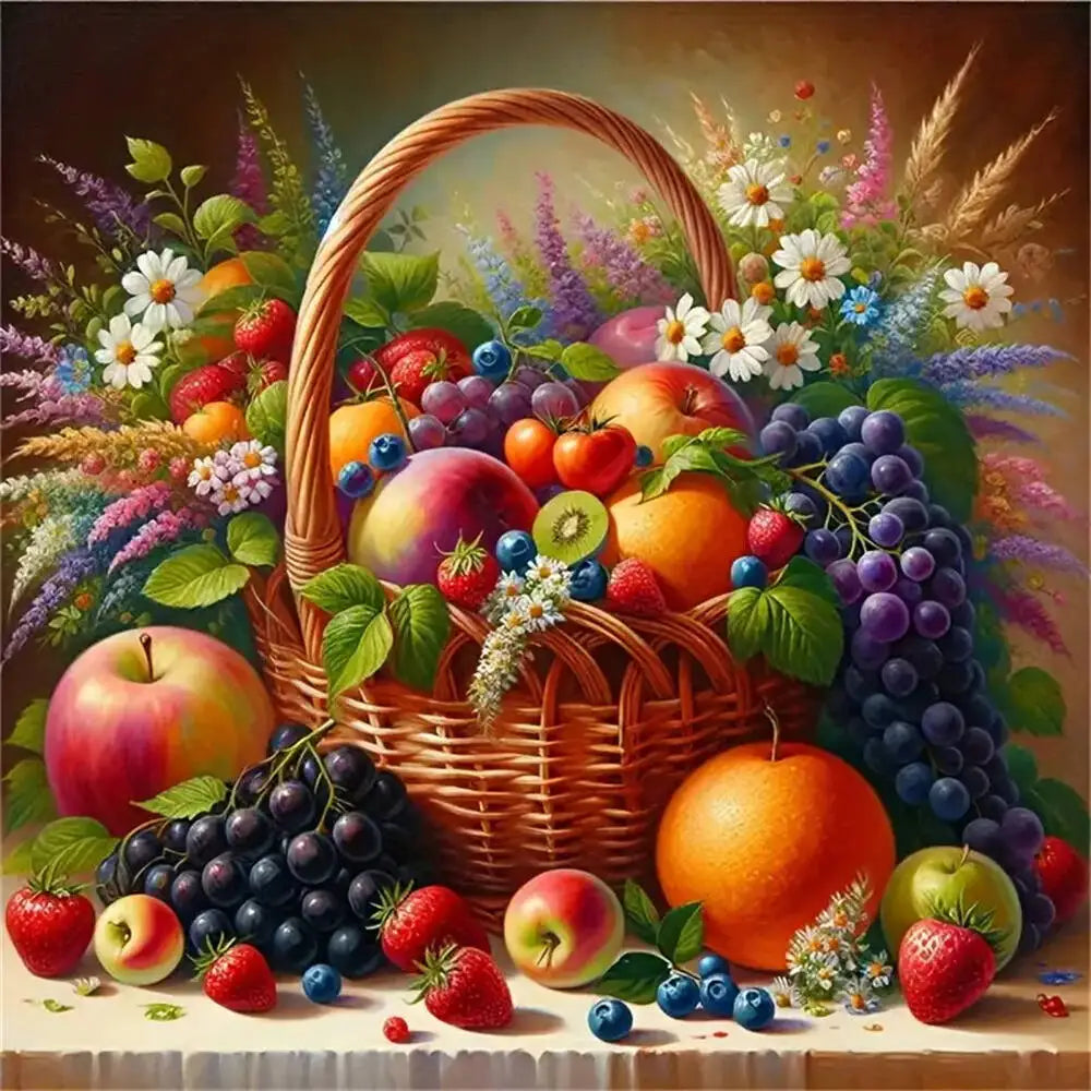 Diamond Embroidery Apple Fruit DIY Painting  Kit