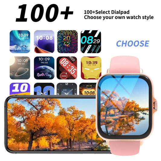 Smart watch with full touch screen