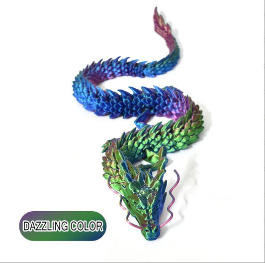 Huge 3D 2'11"  Jointed Dragon