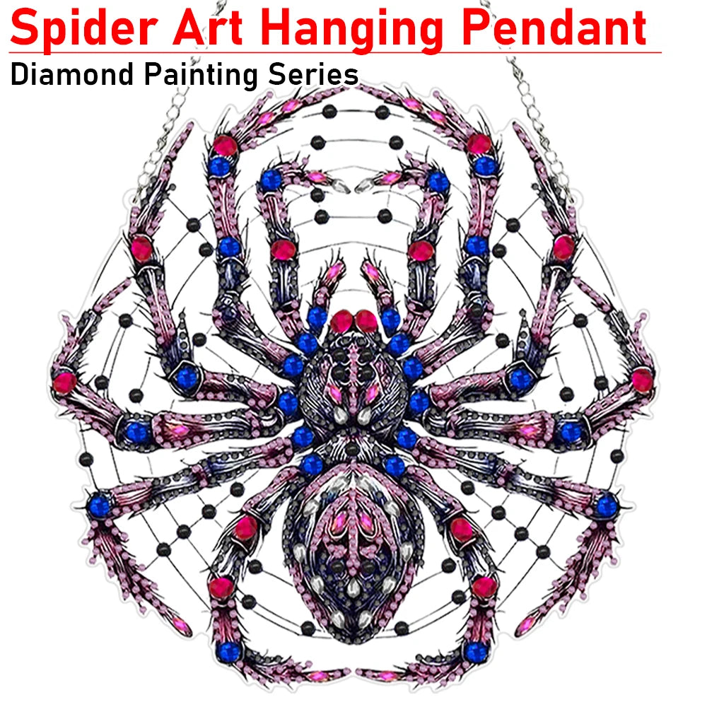 Acrylic Spider 5D  Diamond Painting Dots