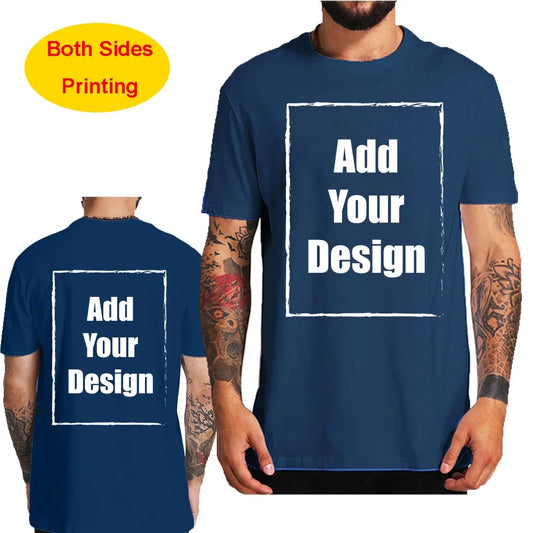 Custom T Shirt for Men , Women  Front Back Print
