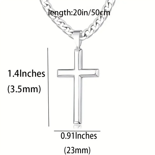 925 Sterling Silver Cross Necklace