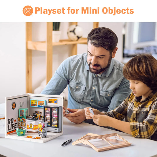 Robotime Rolife Super Creat Plastic  Miniature House