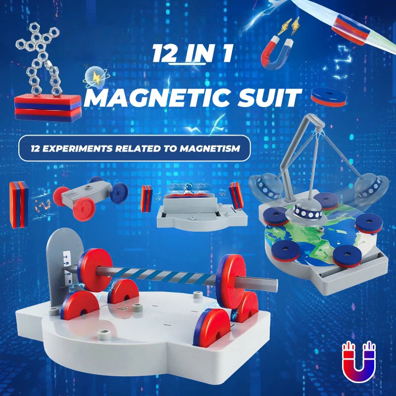 Creative 12 IN 1 Magnetic Science Making Material Kit