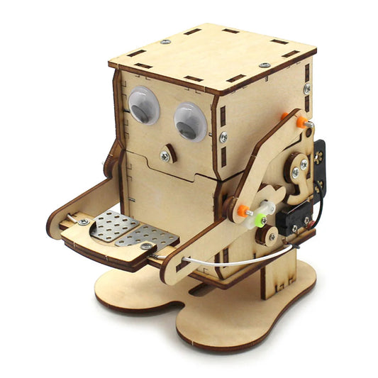 Robot Eating Coin Wood  Model