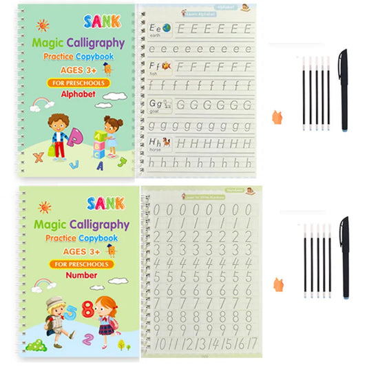 Magic Practice Copybook   ABC's & 123's