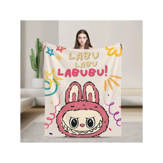 LABUBU Ultra-Soft Flannel Blanket