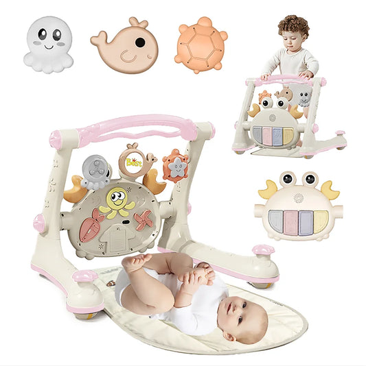 New Baby Toddler Multi-Function Four-in-One Baby Car