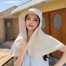 Large Shawl Sun Protection Hat