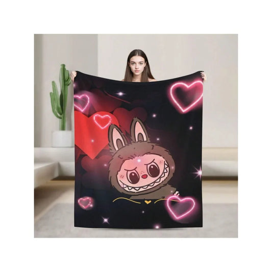 LABUBU Ultra-Soft Flannel Blanket