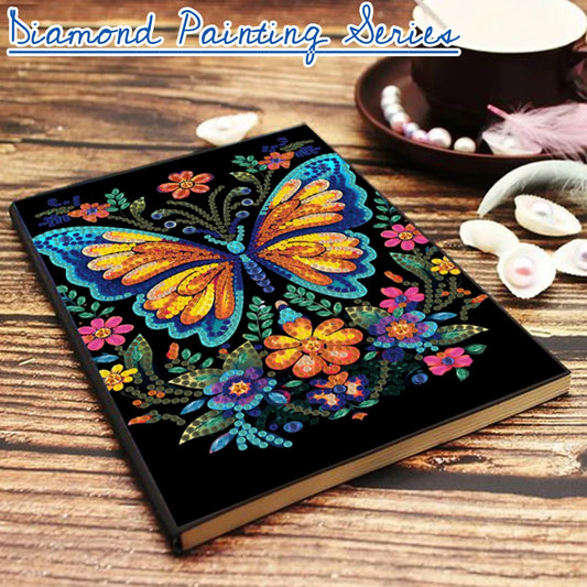 50 Pages A5 Special Shaped Butterfly Flower