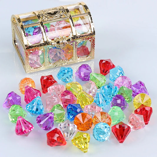 Treasure Box 30Pcs 25mm Acrylic Diamond Game