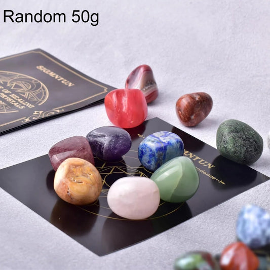 50 gms  Random Crystals Bulk Polished Rocks