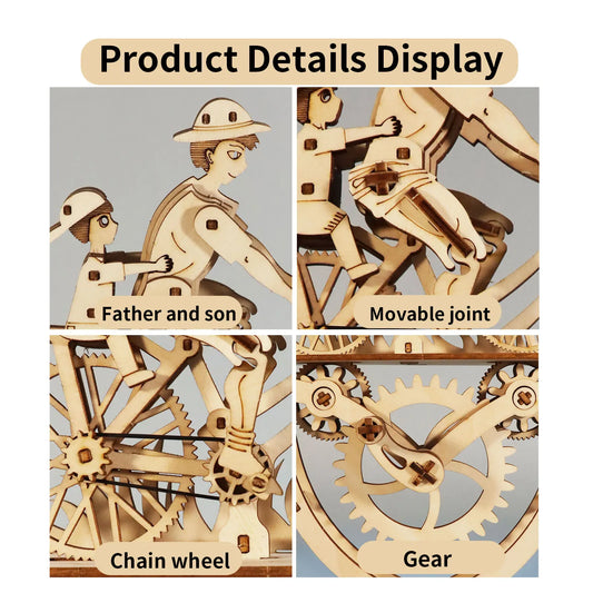 3D Wooden Puzzle Father and daughter