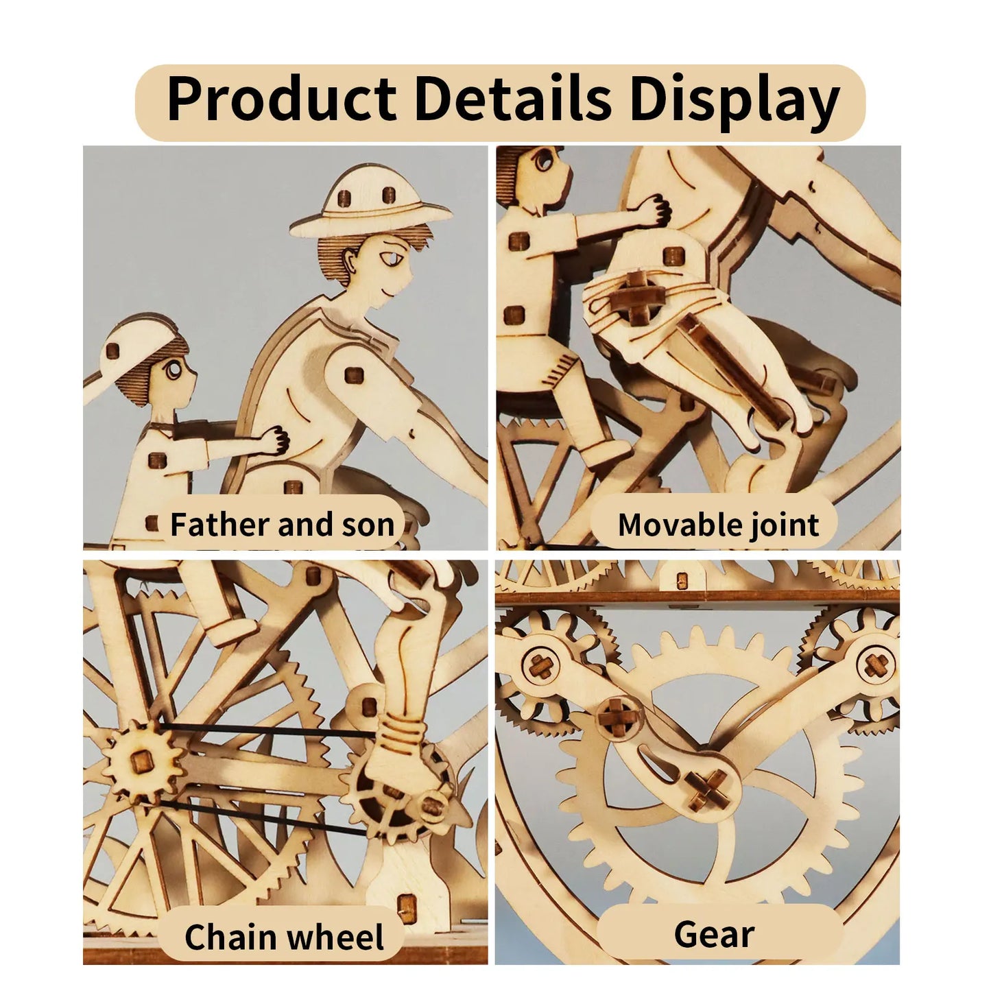 3D Wooden Puzzle Father and Son