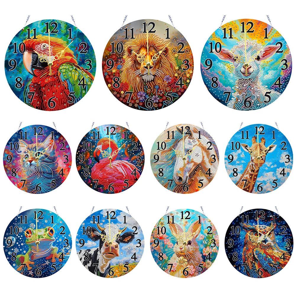 5D Diamond Painting Clock