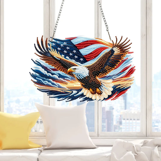 US Flag Eagle Diamond Painting