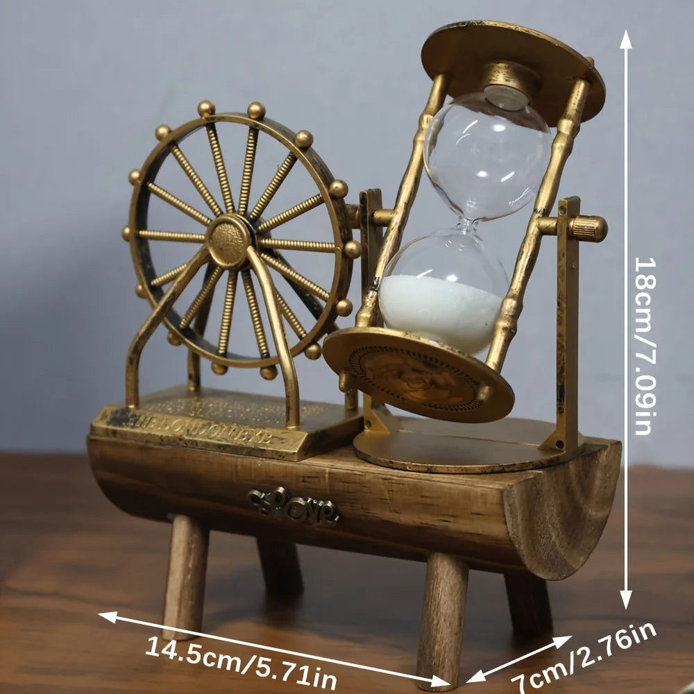 1PC Vintage Ferris Wheel Sand Timer