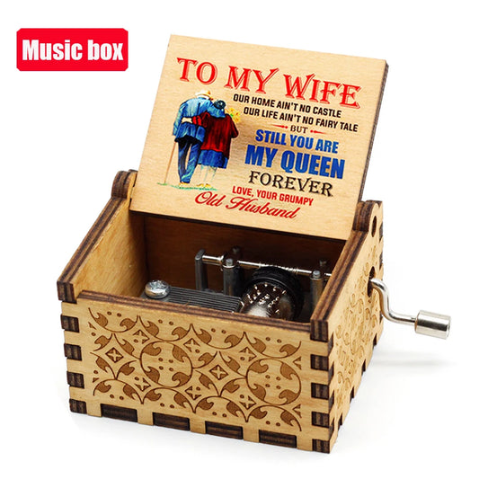 To My Wife Music Box Cute Cartoon