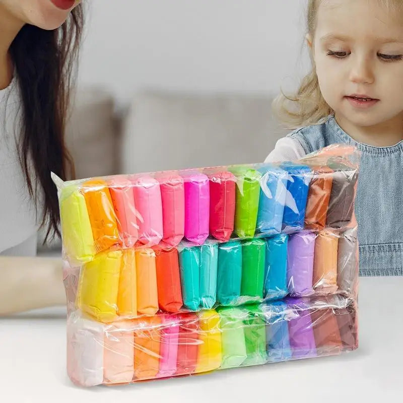 Super Light Clay with hand tools