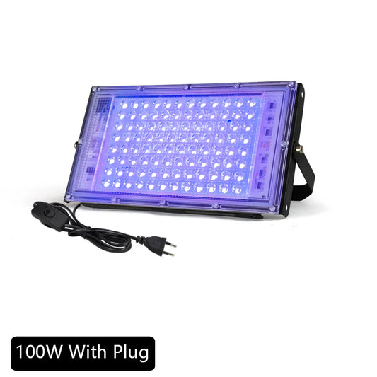 400nm Led UV Floodlight 220V Ultraviolet  Lamp