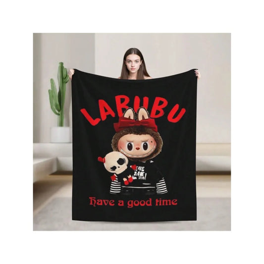 LABUBU Ultra-Soft Flannel Blanket