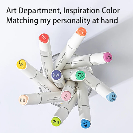 Deli Soft Tip Markers 60 Colors Box