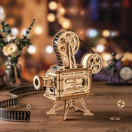 183 pcs Retro  3D Hand Crank Film Projector