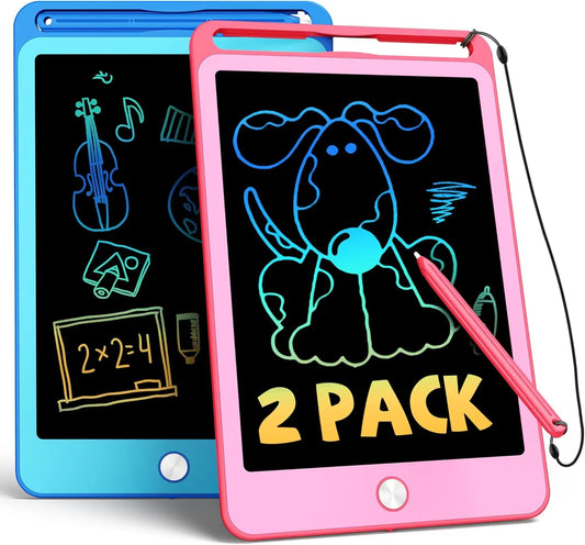 2 Pack 10 Inch LCD Writing  Drawing Tablet for Kids