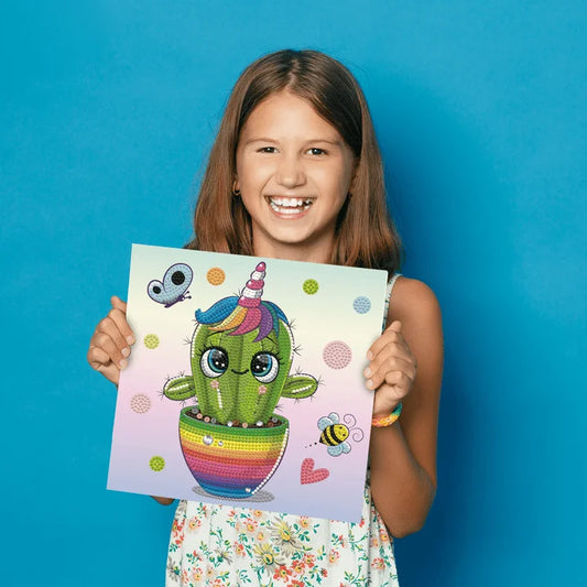 Uni Cactus Diamond Painting Kits