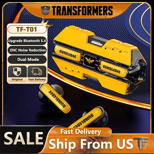 Ship From US Transformers TF-T01 Gaming Earphones
