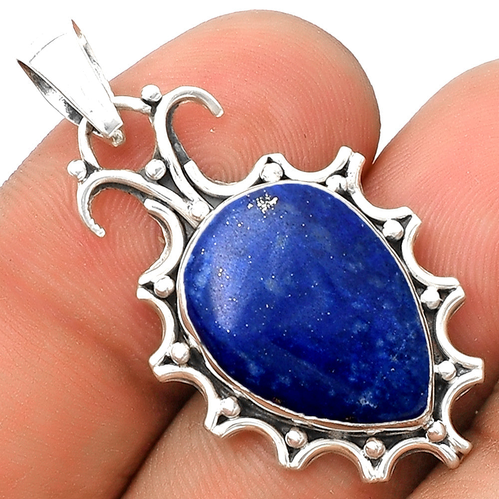 Natural Lapis - Afghanistan Pendant P-1249 SDP120710-0