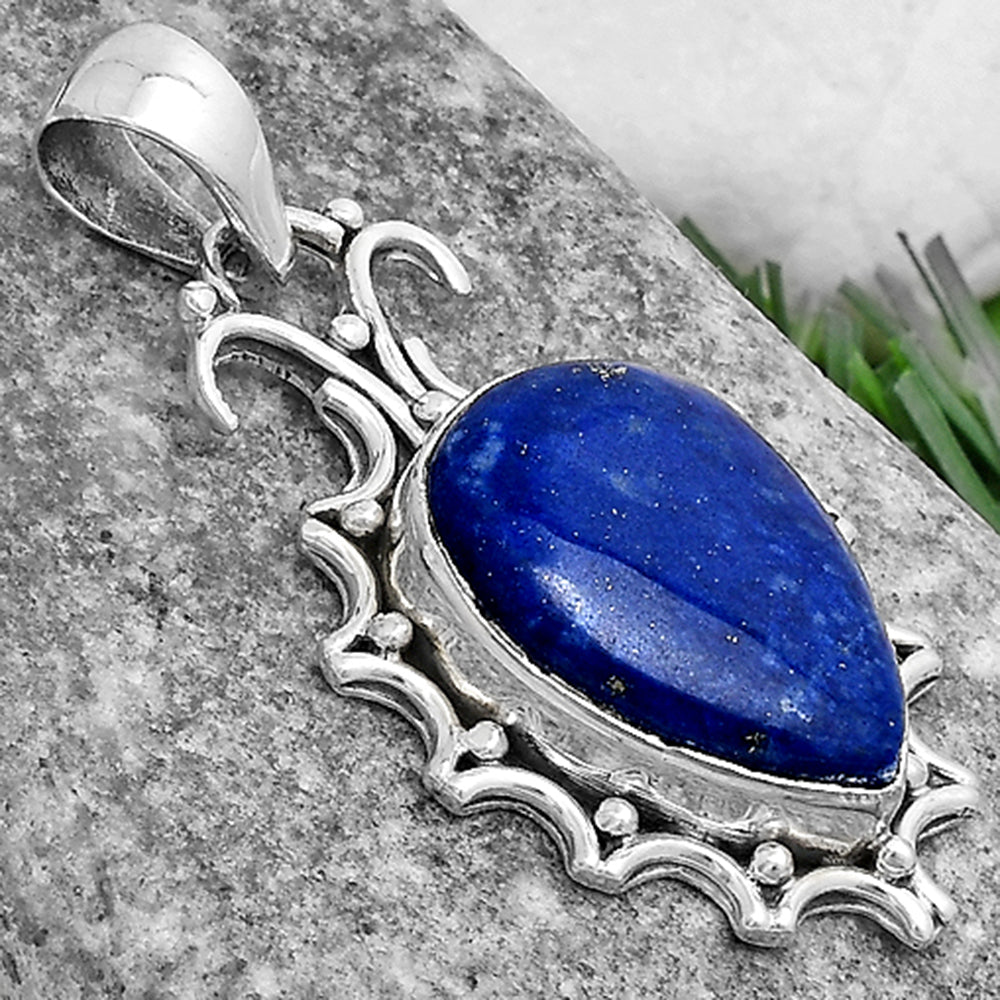 Natural Lapis - Afghanistan Pendant P-1249 SDP120710-2