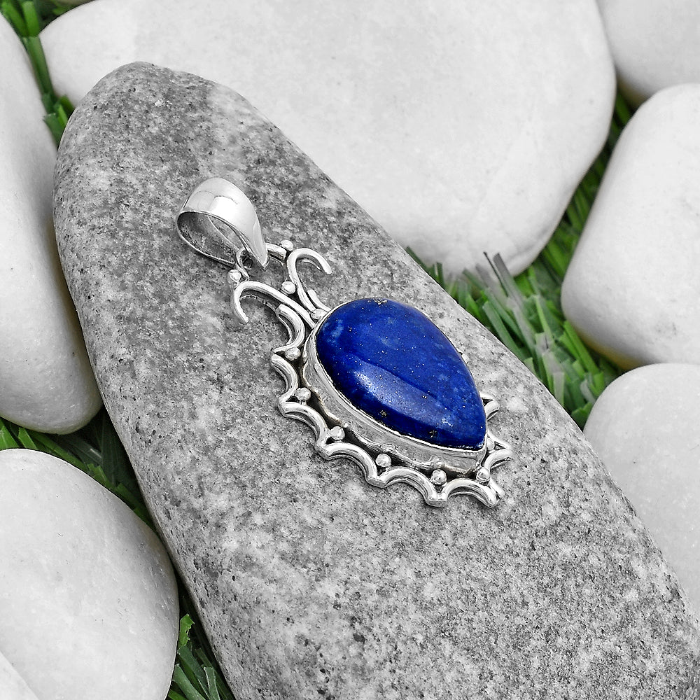 Natural Lapis - Afghanistan Pendant P-1249 SDP120710-1