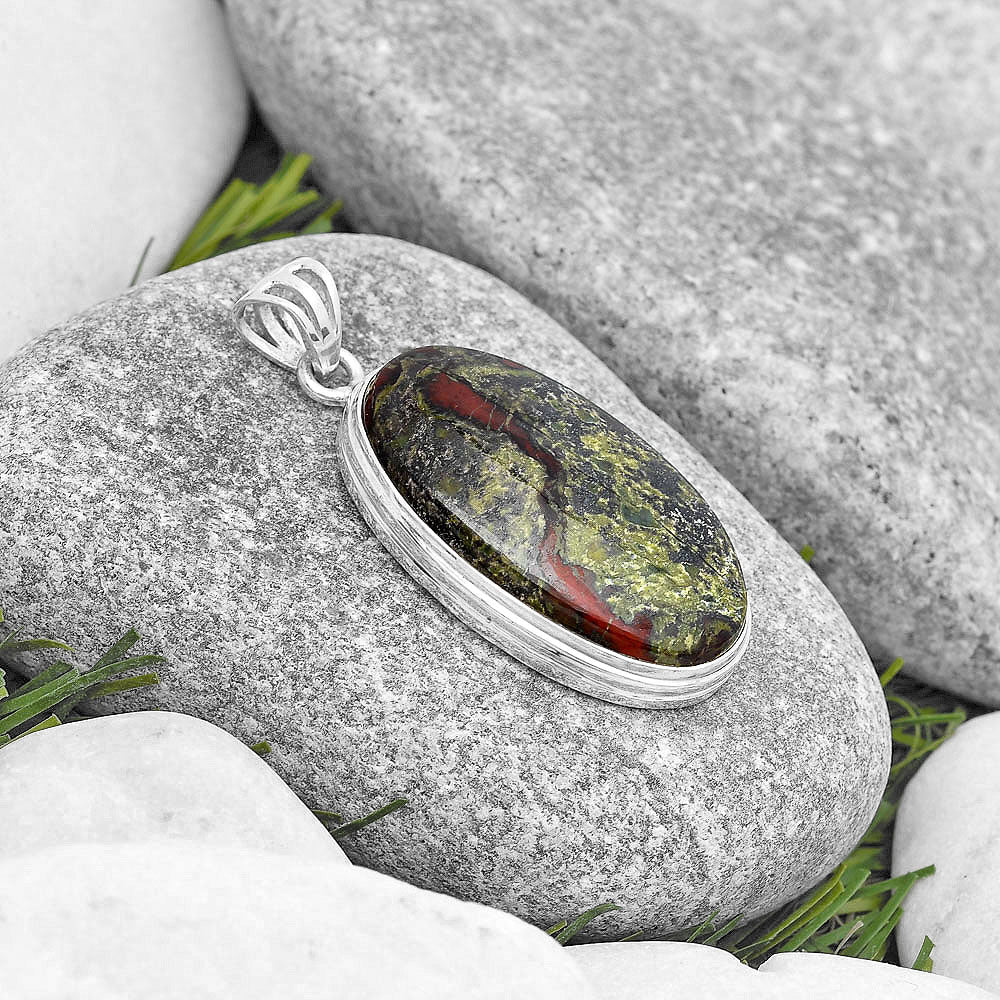 Dragon Blood Stone - South Africa Pendant P-1050 SDP129708-1