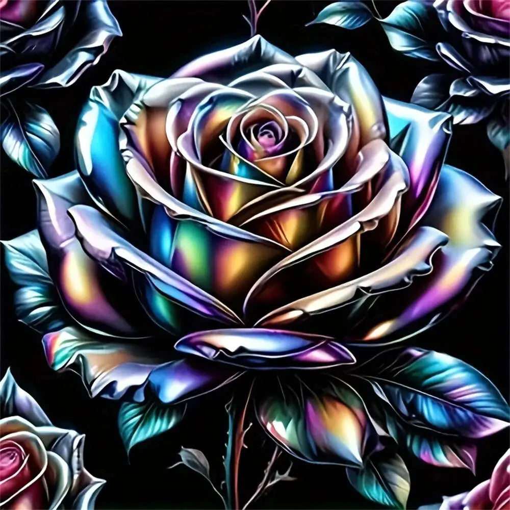 Full Diamond Painting Art Kit Rose Flower