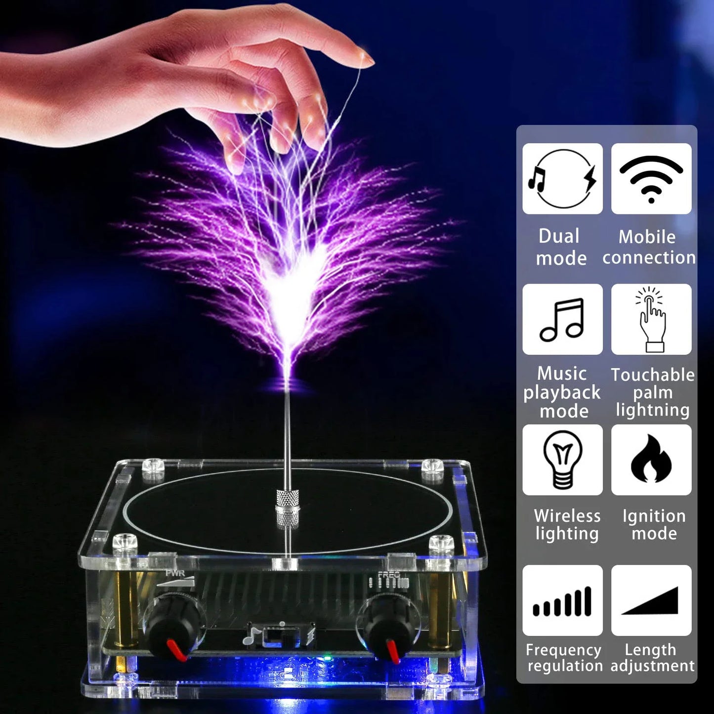 Mini Bluetooth Music Tesla Coil Arc