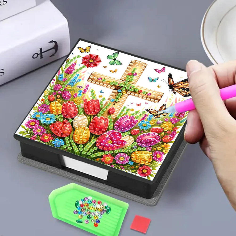 Goblin Leather Gem Painting Memo Pad Holder Mosaic Kit