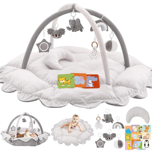 5-In-1 Plush Baby Play Gym