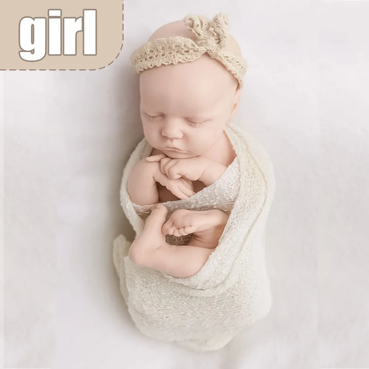 Real Touch 18  Inch Full Body Silicone Baby Girl
