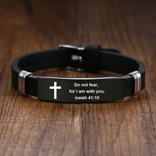 Christian Cross Bible Verse Bracelet