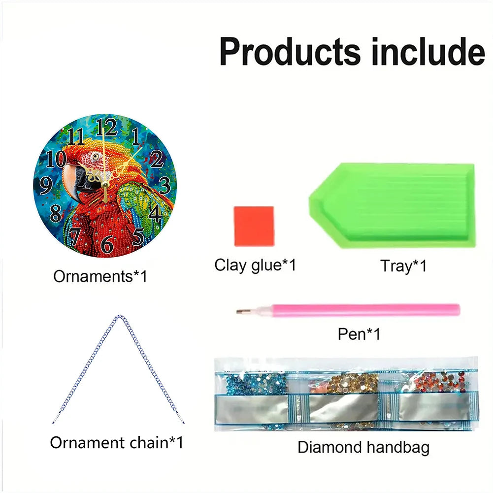 5D Diamond Painting Clock