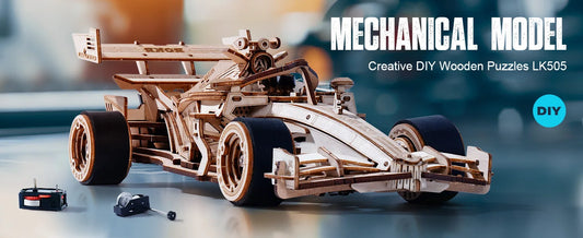 Robotime Rokr 3D Wooden Racing Car Puzzle