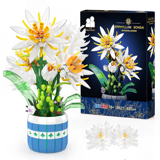 EDUCIRO piphyllum Flowers Bouquet Building Set