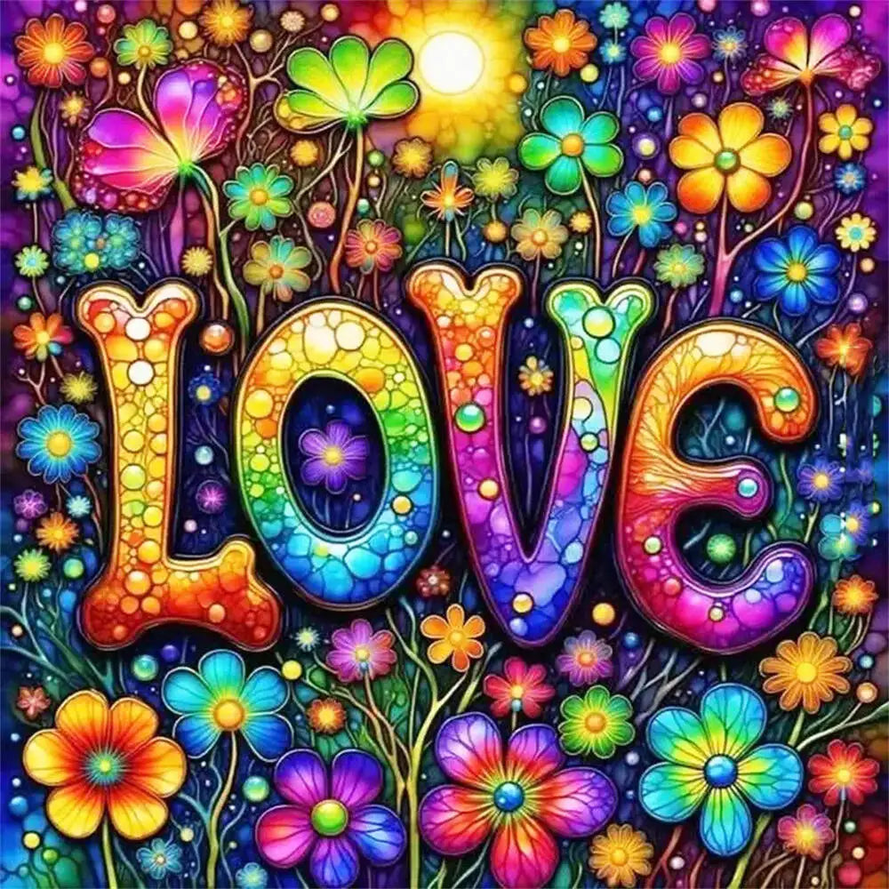 Diamond Painting Love Letter Landscape