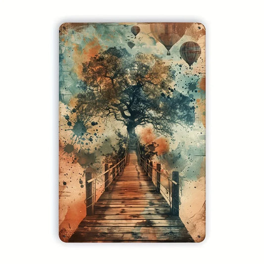 Retro Tin Painting