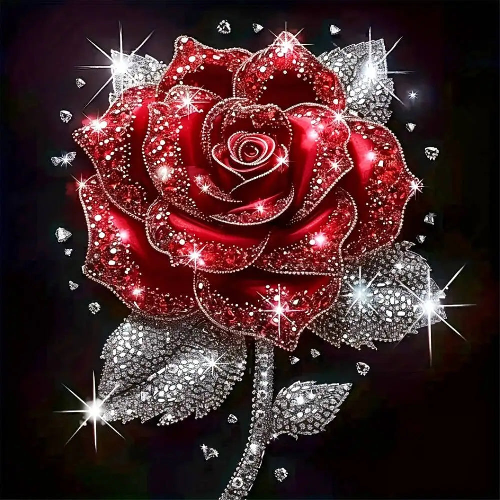 5D Diamond Flower Rose Embroidery Painting