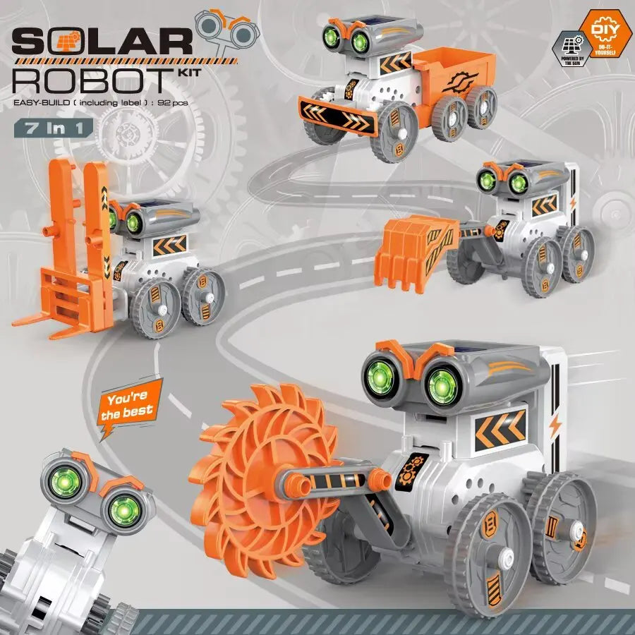 7-in-1 Solar Robot Kit For Kids