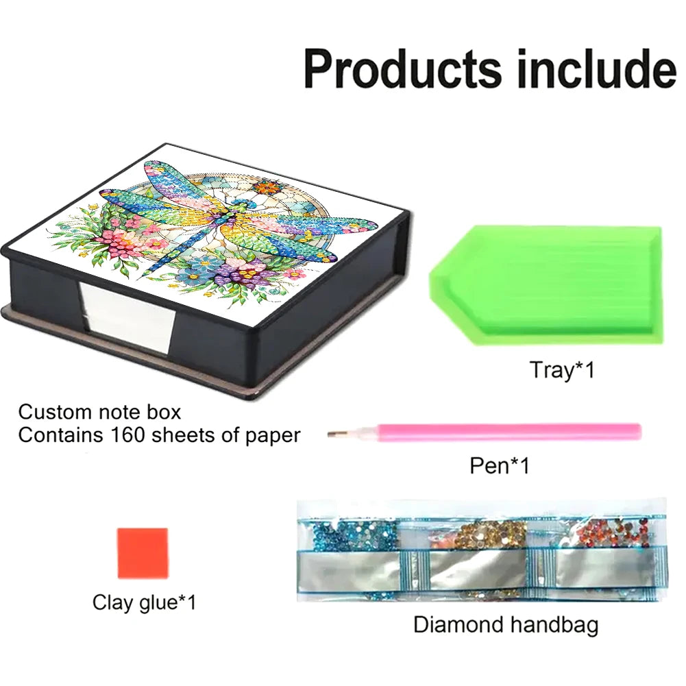 Goblin Leather Gem Painting Memo Pad Holder Mosaic Kit