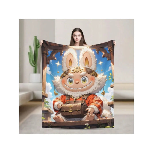 LABUBU Ultra-Soft Flannel Blanket